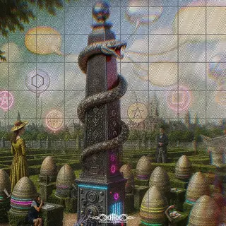 Ovarian Oscillopsia - The Hatchery of Forgotten Gods detail 2